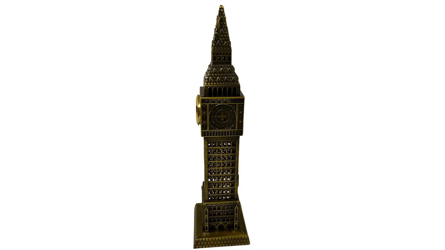 Estatua Reloj Big Ben 18 Cm Monumentos Del Mundo Metálico 4