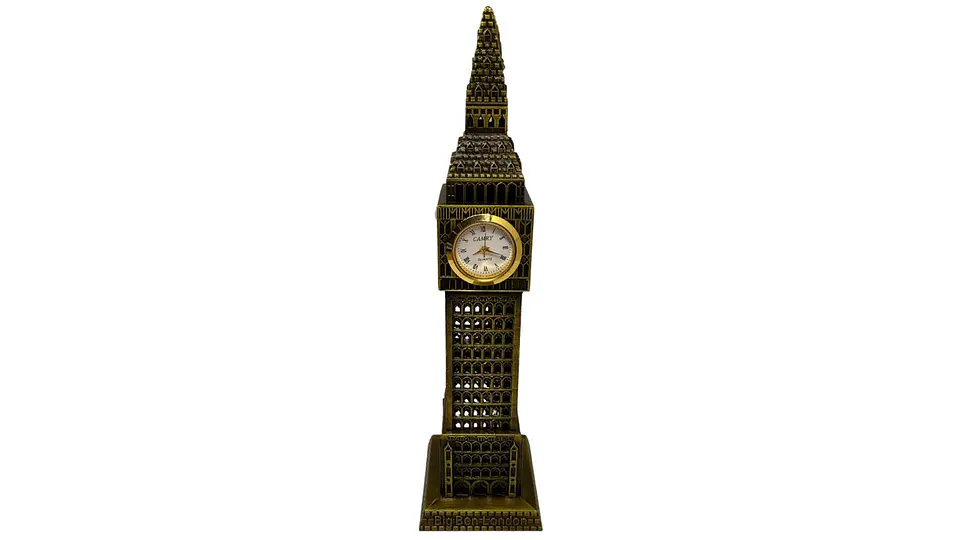 Estatua Reloj Big Ben 18 Cm Monumentos Del Mundo Metálico 5