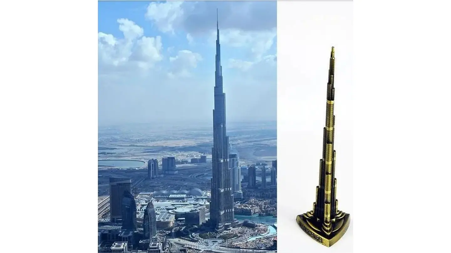 Monumentos Del Mundo Budai Burj Khalifan Decoración Cm22 2