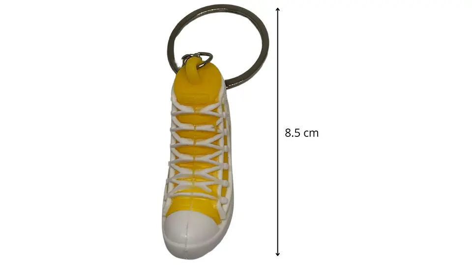 Llaveros Con Forma De Minizapatos Tipo Tenis Silicona X12und 5