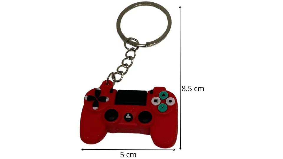 Llavero Con Forma De Gamepad Ps4 Modelo Mando Control X12und 5