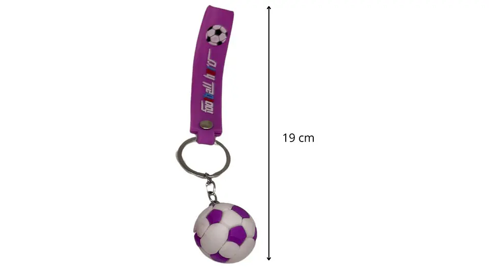 Paquete De 12 Llaveros De Fútbol colores, Llaveros De Pelota 5