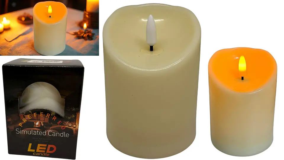 Candelabros Electrónicos Veladora Veladoras Eléctricas X1und 1