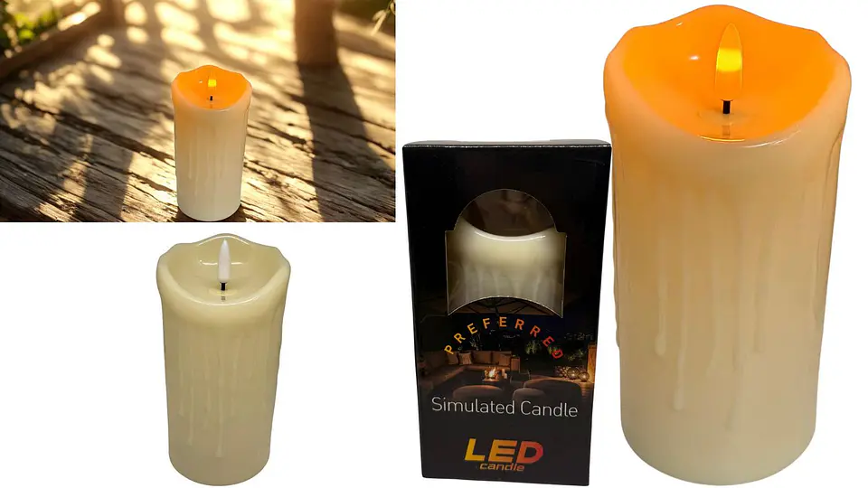 Vela X1und Electrónicos Veladora 15 Cm Veladoras Eléctricas 1