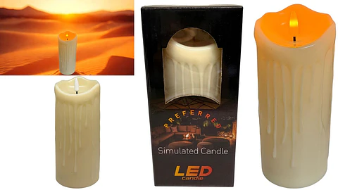 Candelabros Electrónicos Veladora 17 cm Veladoras Eléctricas