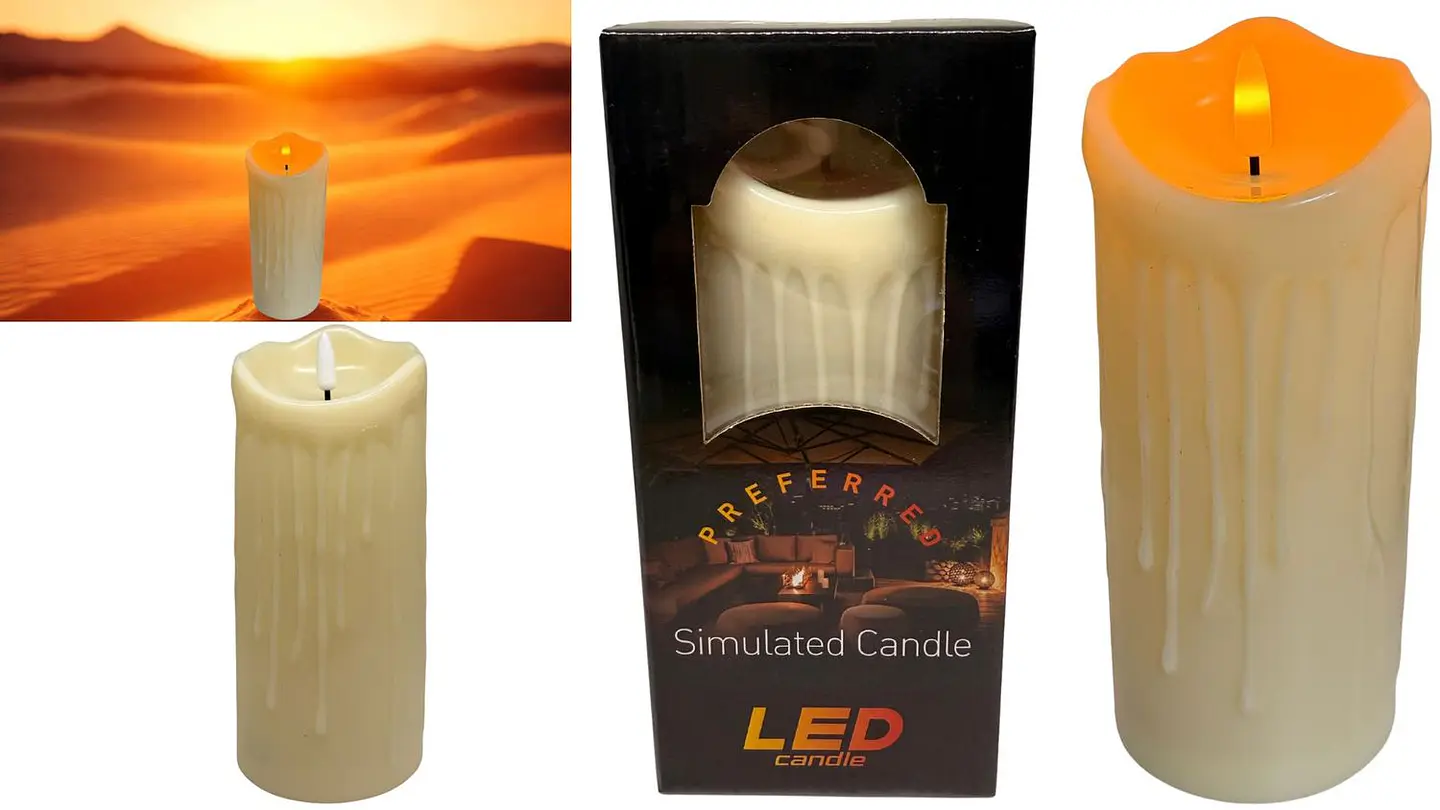 Candelabros Electrónicos Veladora 17 cm Veladoras Eléctricas 1