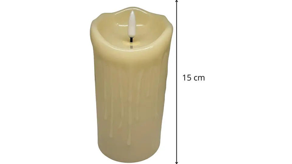 Vela X1und Electrónicos Veladora 15 Cm Veladoras Eléctricas 5