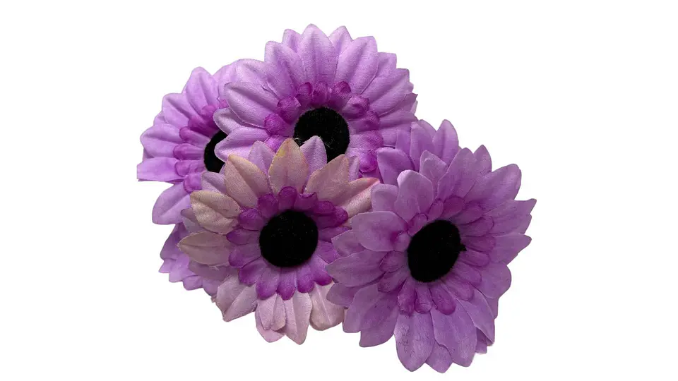 Gerbera Margarita Ramo Flores Artificiales Decoración Jardín 3