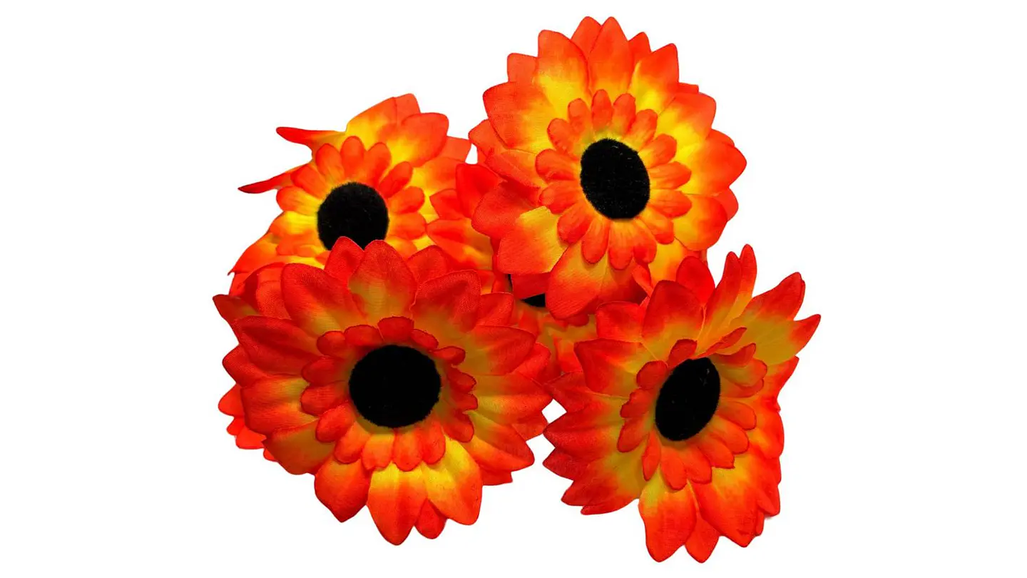 Gerbera Margarita Ramo Flores Artificiales Decoración Jardín 4