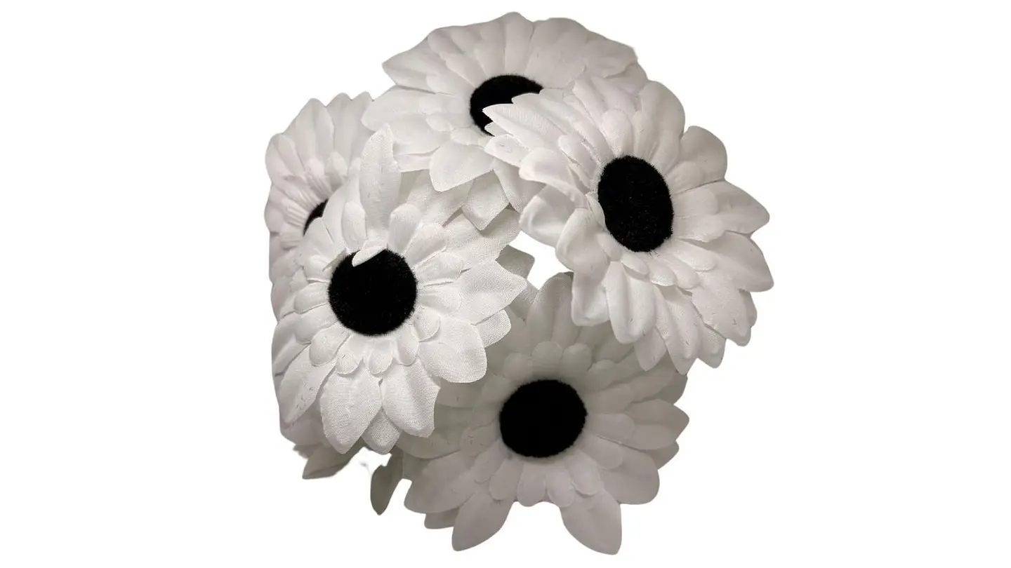 Gerbera Margarita Ramo Flores Artificiales Decoración Jardín 5