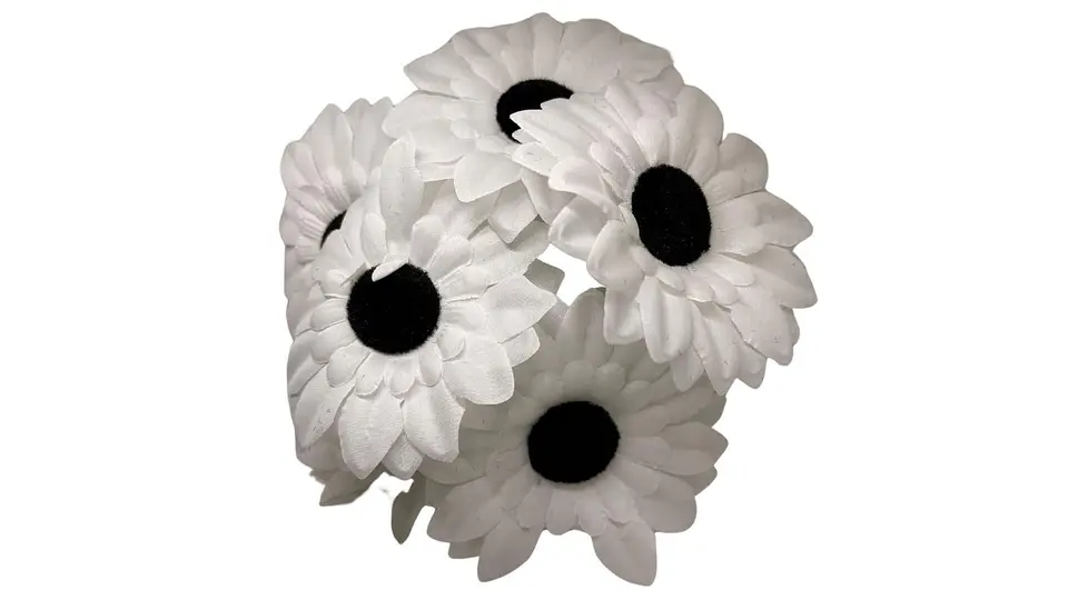 Gerbera Margarita Ramo Flores Artificiales Decoración Jardín 5