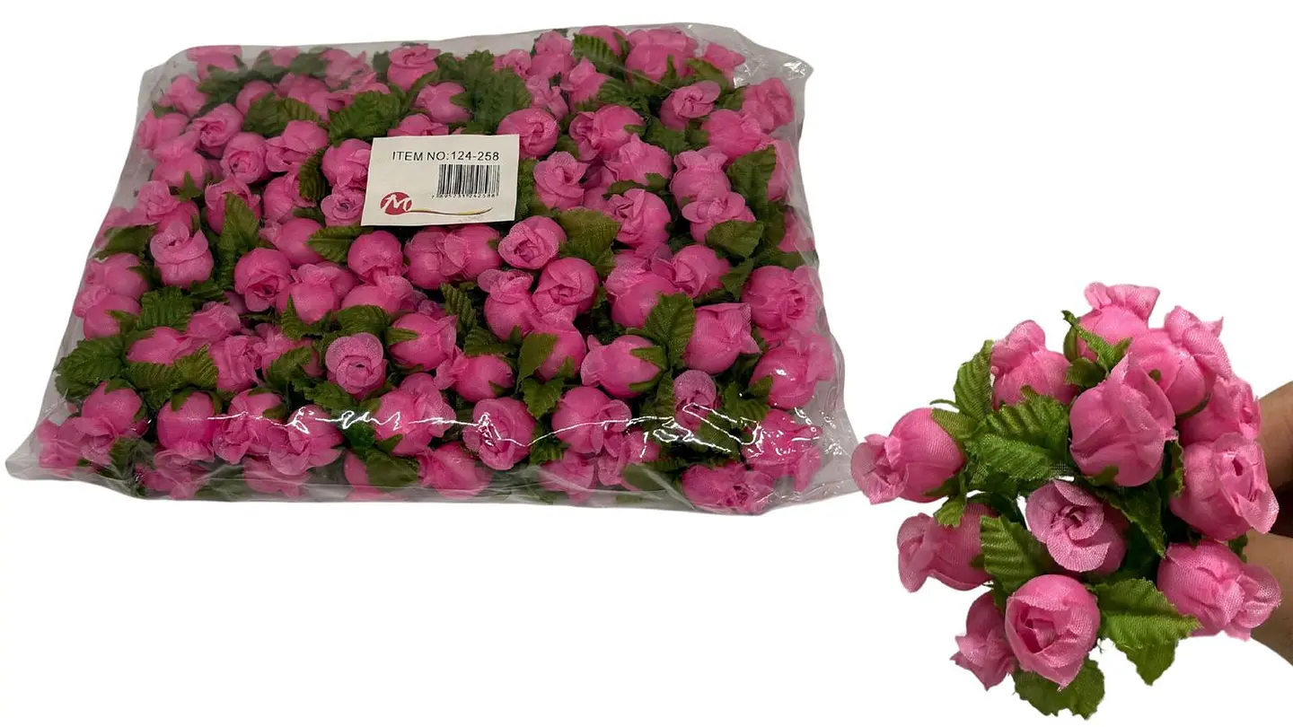 Mini Ramo Rosas 12x12 Flores Artificiales Pequeña Decoración 2