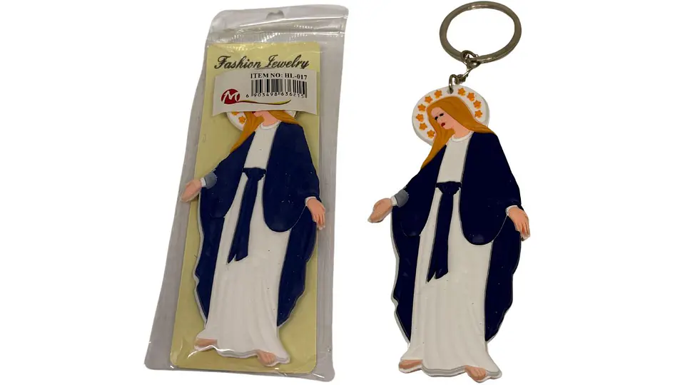 Llavero X12und Virgen De La Medalla Milagrosa Religioso Organizador 1