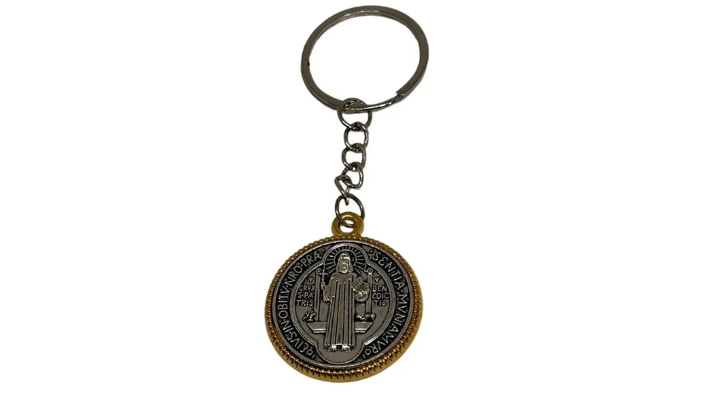 Llaveros Católico X12 und De Medalla De San Benito Metálicos 5