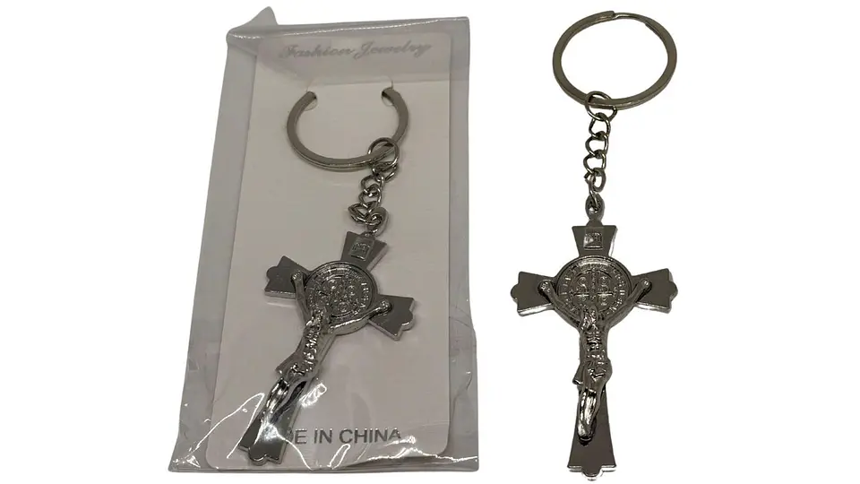 Llavero metálico X1und Cristo Crucificado Jesús Crucificado 1