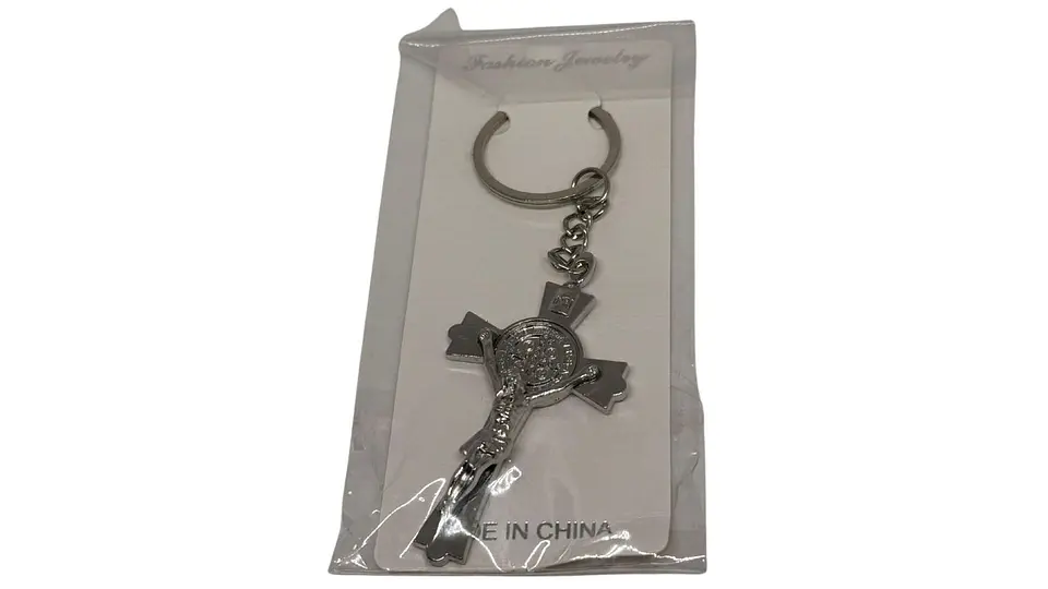 Llavero metálico X1und Cristo Crucificado Jesús Crucificado 2