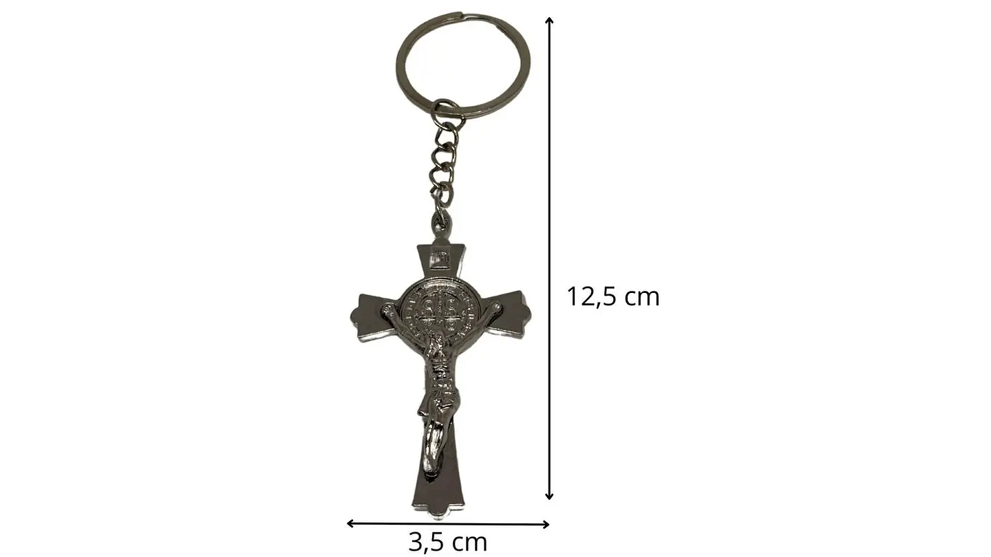 Llavero metálico X12und Cristo Crucificado Jesús Crucificado 4