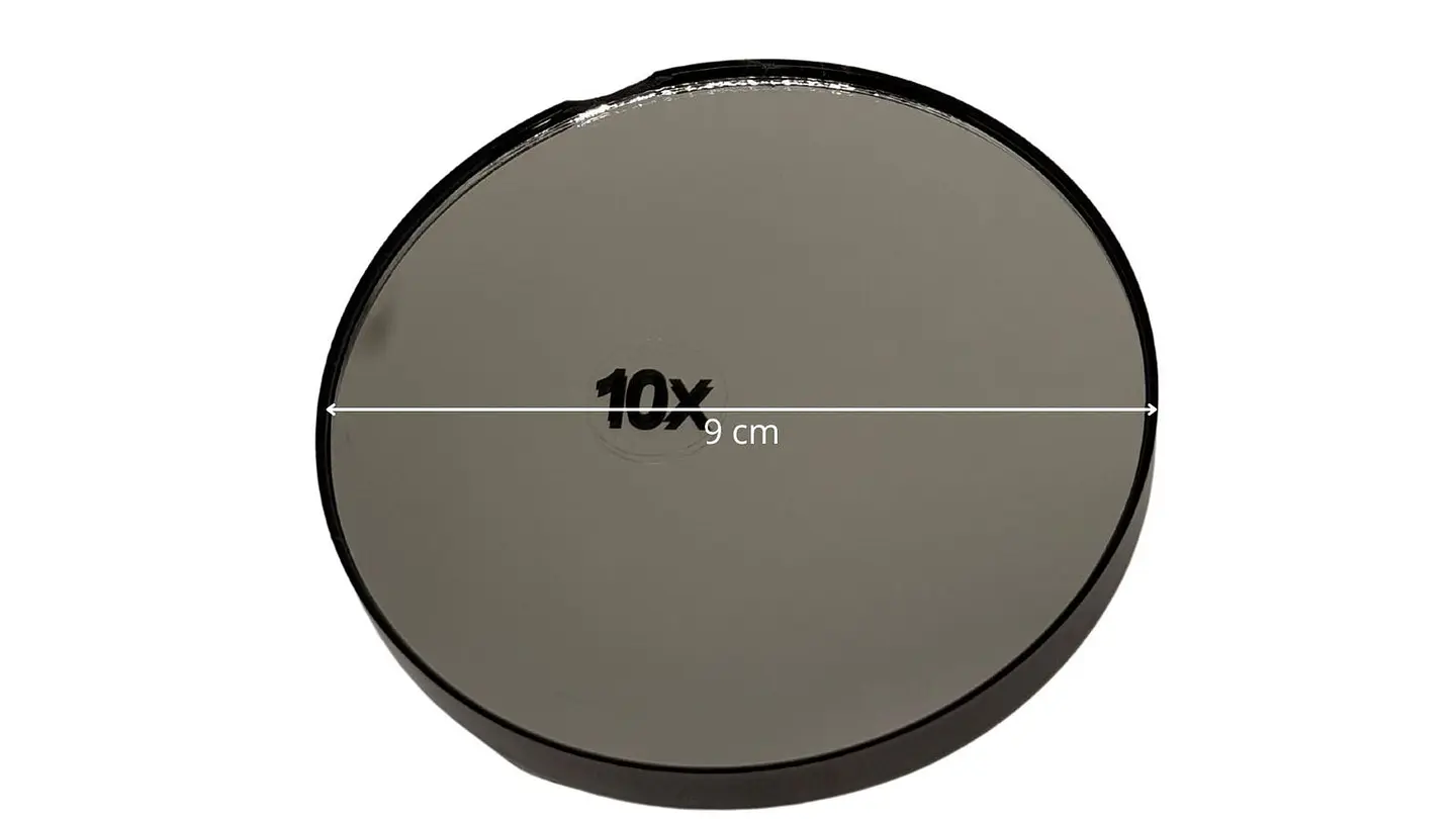Espejo 10x Que Aumenta El Tamaño Portatil Maquillaje Belleza 5
