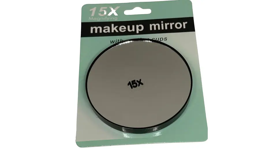 Espejo 15x Que Aumenta El Tamaño Portatil Maquillaje Belleza 2