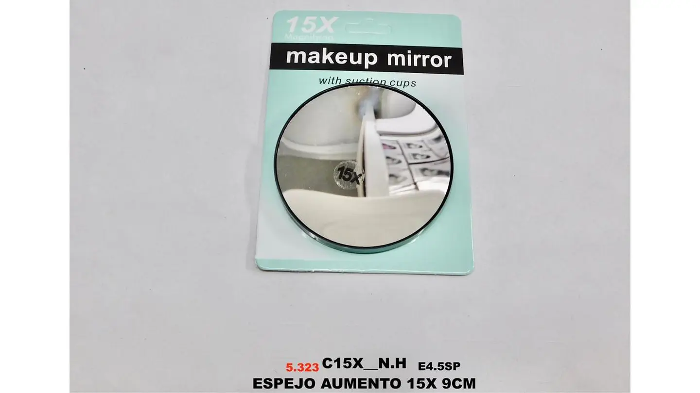 Espejo 15x Que Aumenta El Tamaño Portatil Maquillaje Belleza 6