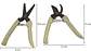 Tijeras De Podar Para Jardín Cortador De Flores Tallos - Miniatura 2