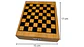 Set Ajedrez madera con +3 accesorios Destapador Sacacorchos - Miniatura 5