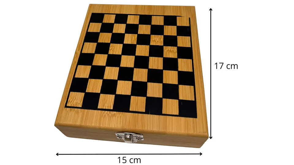 Set Ajedrez madera con +3 accesorios Destapador Sacacorchos 5