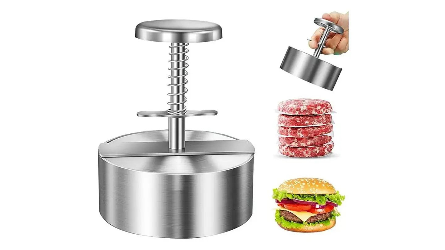 Prensa De Carne De Hamburguesa De Acero Inoxidable 1