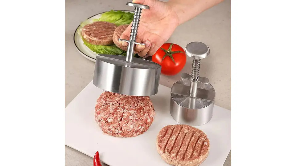 Prensa De Carne De Hamburguesa De Acero Inoxidable 5