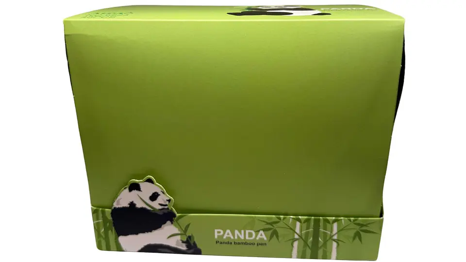 Esfero de panda tallo bambo de tinta en negra X48und 005mm 3