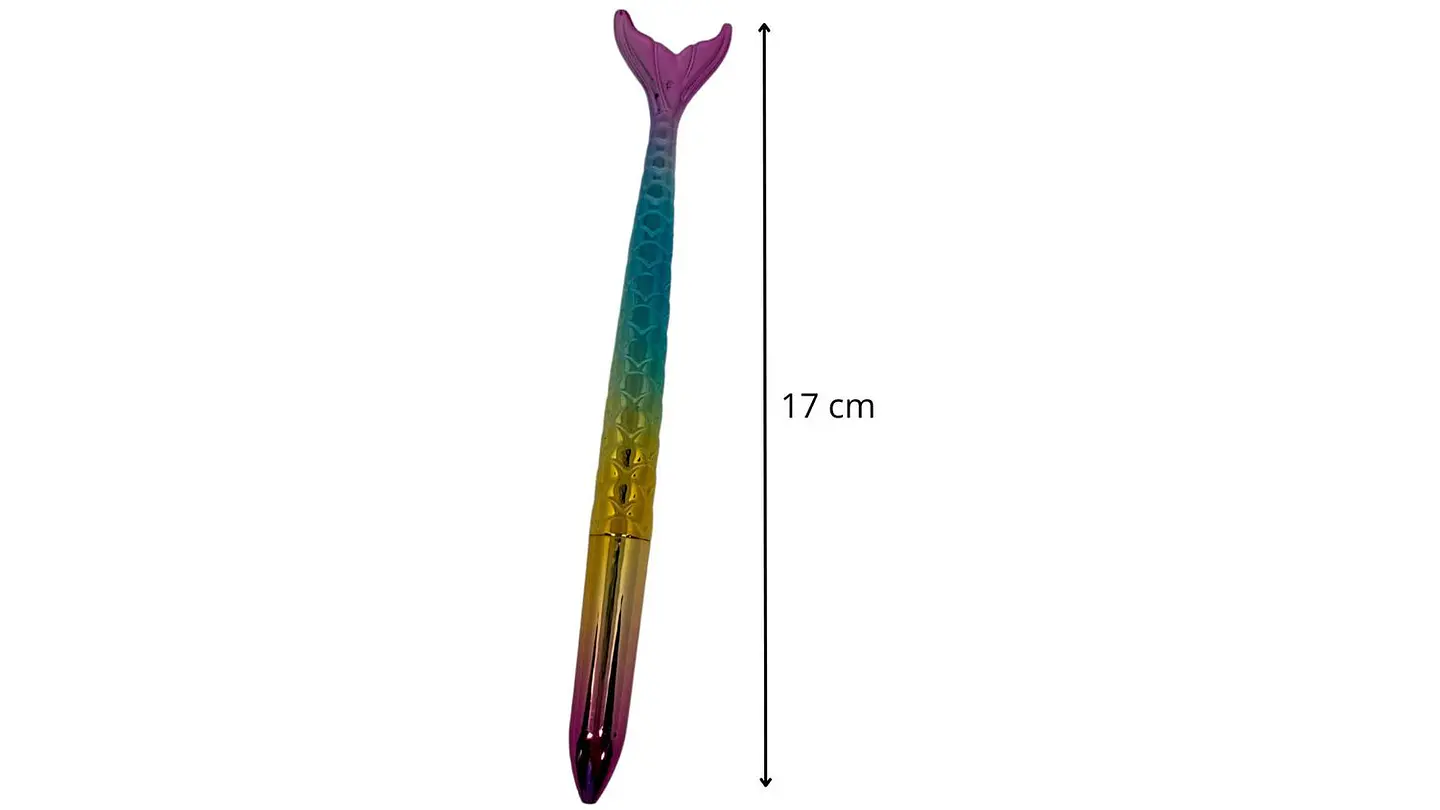 Esfero Diseño Cola de Sirena Arcoíris 0.7 mm Tinta Negra x1 Und 5