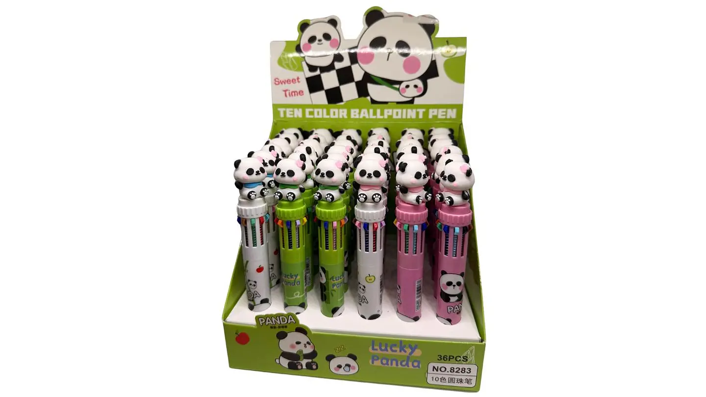 Esfero multi mina 10 colores Panda esfero X36und 2