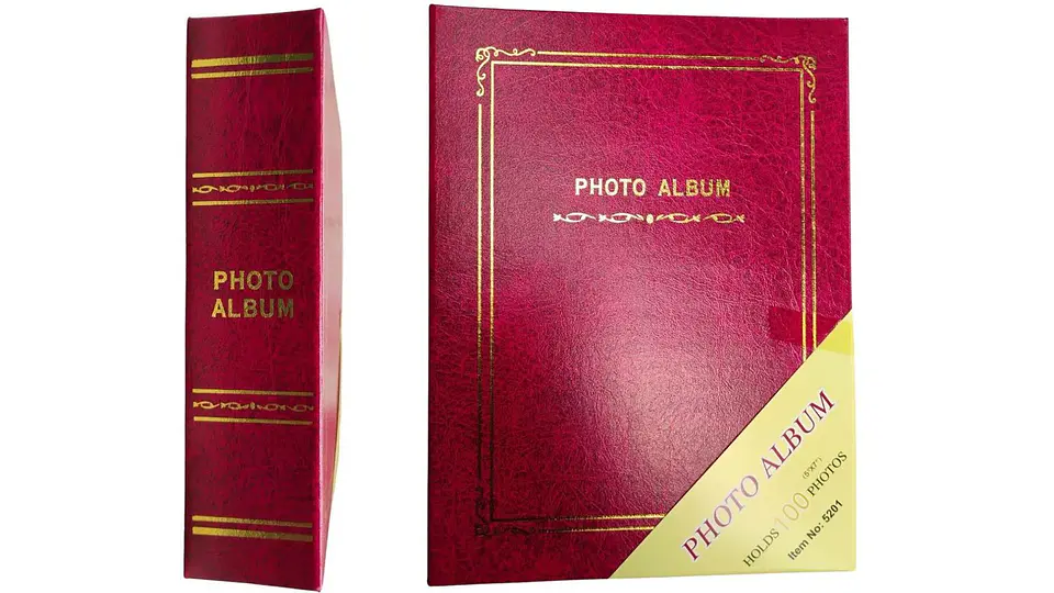 Álbum De Fotos Fotografías Libro 100 Familiar Pasta Dura 5x7 5