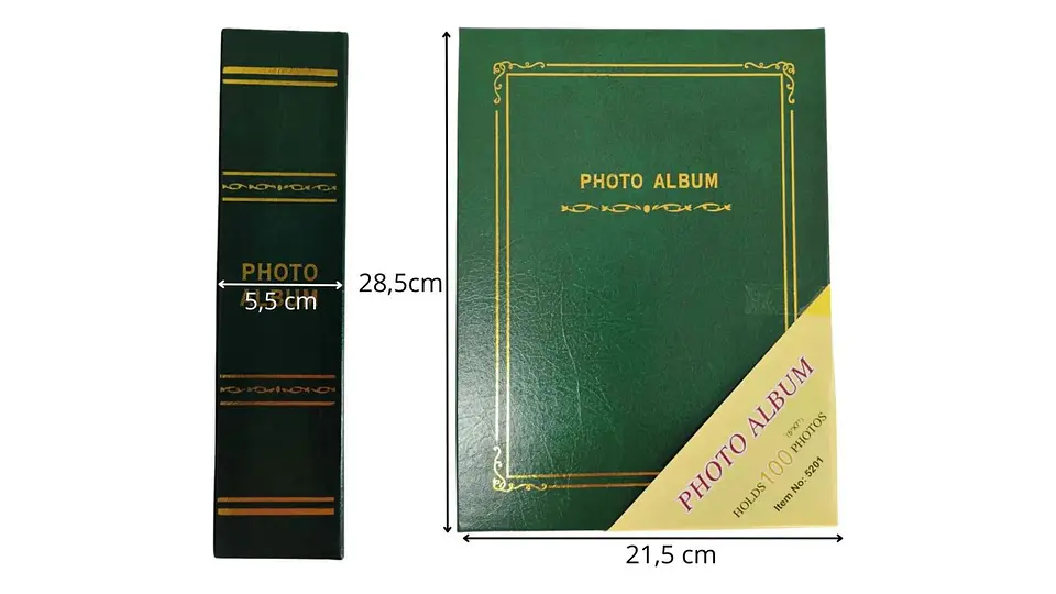 Álbum De Fotos Fotografías Libro 200 Familiar Pasta Dura 5x7 3