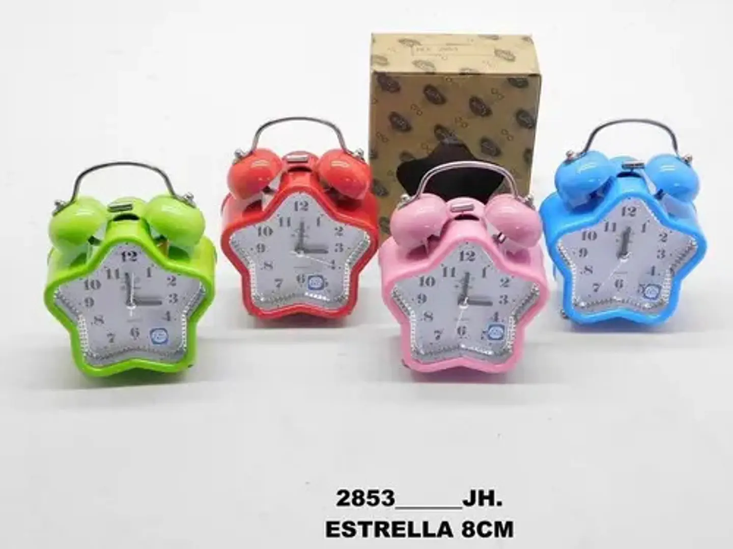 Reloj Campana 2853 Despertador Con Luz Estrella  2