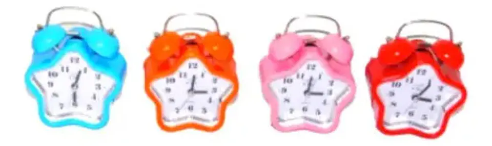 Reloj Campana 2853 Despertador Con Luz Estrella  3