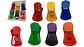 Pinzas Para Nevera Para Notas Magnéticos Multifuncionalx6und - Miniatura 1