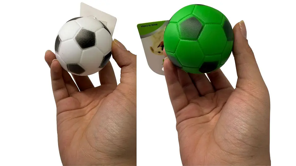 Juguete Pelota Hule Futbol Perro Mascotas 6 Cm X 1und Sonido 1