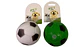 Juguete Pelota Hule Futbol Perro Mascotas 6 Cm X2und Sonido - Miniatura 5
