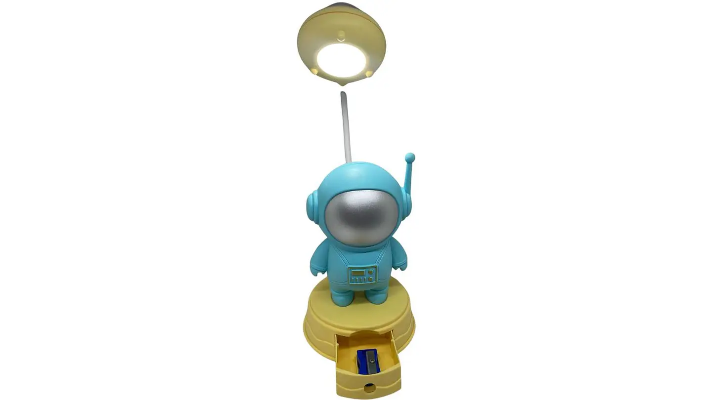 Lámpara Led De Astronauta Con Tajalápiz Ideal Par Escritorio 4