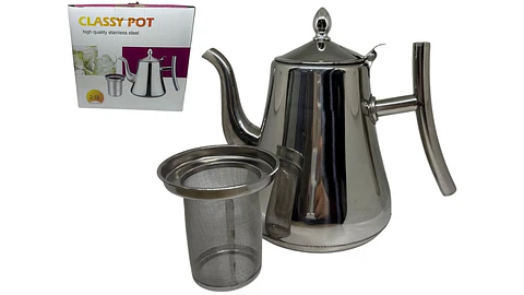 Cafetera Acero Inoxidable + Filtro Café Jarra Térmica Con 2l