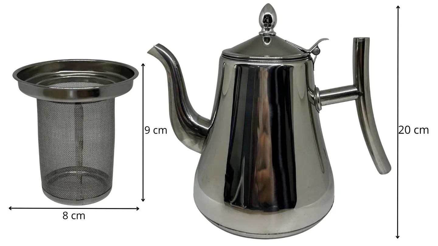 Cafetera Acero Inoxidable + Filtro Café Jarra Térmica Con 2l 3