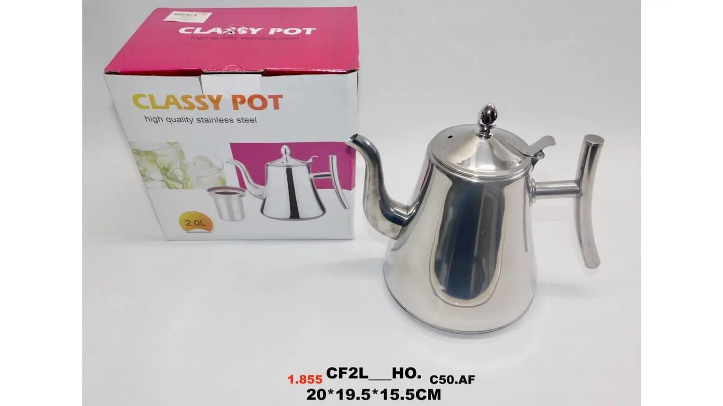 Cafetera Acero Inoxidable + Filtro Café Jarra Térmica Con 2l 7