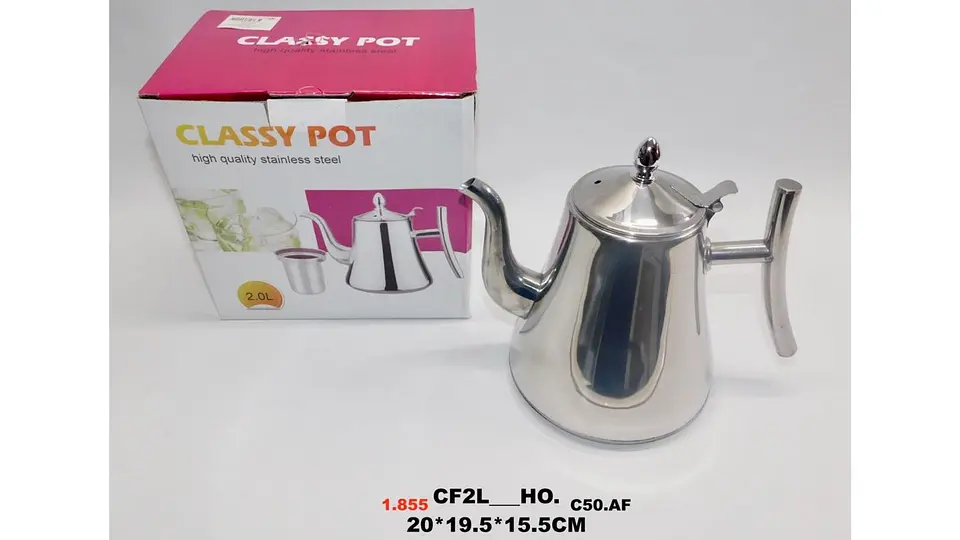 Cafetera Acero Inoxidable + Filtro Café Jarra Térmica Con 2l 7