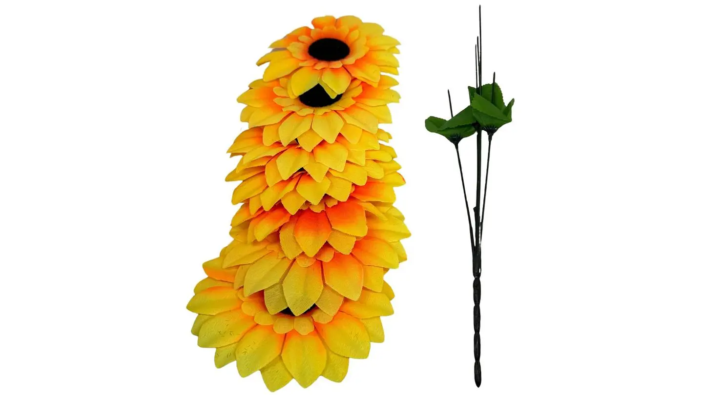 Ramo Girasol Flores Artificiales Decoración 7 Flores 1 Ramo 4
