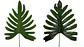 Palmeras Decorativa Artificial Mata De Hojas Packx12und 50cm - Miniatura 2