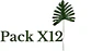 Palmeras Decorativa Artificial Mata De Hojas Packx12und 50cm - Miniatura 4