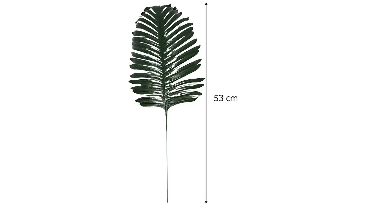 Hojas de Palmeras Decorativa Artificial Mata De Hojas Packx12und 53cm 5