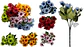 Ramo De mini girasoles Flores Decorativa Artificial 18 Flores 1 Ramo - Miniatura 1