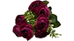 Ramo De Peonias Flores Decorativa Artificial 8 Flores 1 Ramo - Miniatura 3